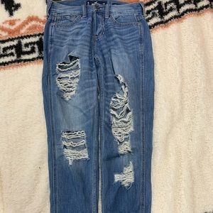 light washed mom/boyfriend jeans size 1R(regular)